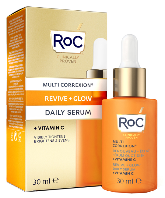 ROC MULTI CORREXION REVIVE + GLOW SIERO VISO 30 ML - FarmaLucia