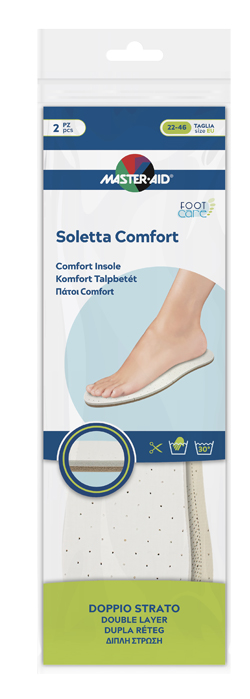 MASTER-AID FOOTCARE SOLETTA COMFORT RITAGLIABILE 2 PEZZI I1 - FarmaLucia