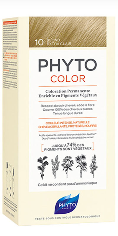 PHYTOCOLOR 10 BIONDO CHIARISSIMO EXTRA LATTE 50 ML + CREMA 50 ML + MASCHERA 12 ML - FarmaLucia