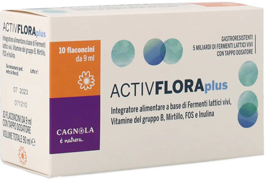 ACTIV FLORA PLUS 10 FLACONCINI X 9 ML - FarmaLucia