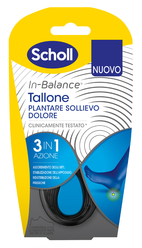 SCHOLL PLANTARE TALLONE L 2 PEZZI - FarmaLucia