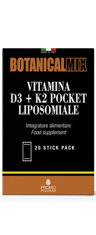 VITAMINA D3 + K2 POCKET BOTANICAL MIX 30 STICK - FarmaLucia