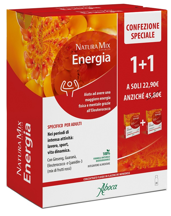 NATURA MIX ADVANCED ENERGIA 10 + 10 FLACONCINI CONFEZIONE SPECIALE - FarmaLucia