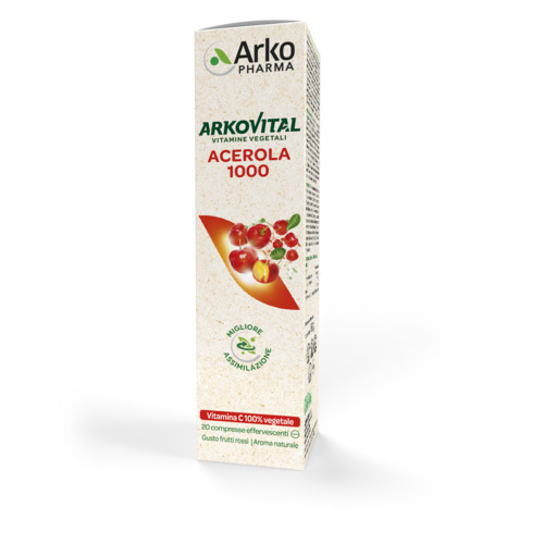 ARKOVITAL ACEROLA 1000 EFFERVESCENTE 20 COMPRESSE - FarmaLucia