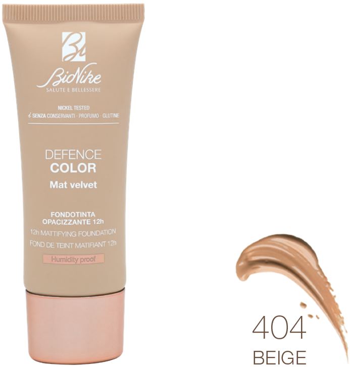 DEFENCE COLOR FONDOTINTA MAT VELVET 404 30 ML - FarmaLucia