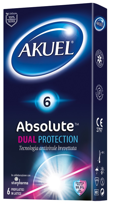 AKUEL ABSOLUTE DUAL PROTECTION 6 PEZZI - FarmaLucia