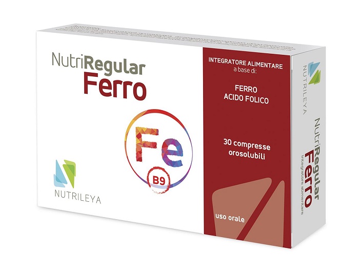 NUTRIREGULAR FERRO 30 COMPRESSE OROSOLUBILI - FarmaLucia