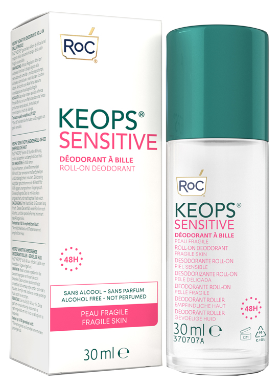 ROC KEOPS DEODORANTE ROLL-ON 48H SENSITIVE 30 ML - FarmaLucia
