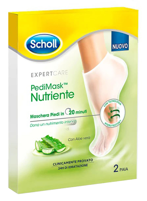 SCHOLL PEDIMASK ALOE VERA 2 PEZZI - FarmaLucia