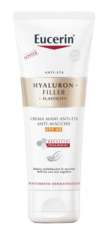 EUCERIN HYALURON FILLER + ELASTICITY CREMA MANI ANTI MACCHIE 75 ML - FarmaLucia