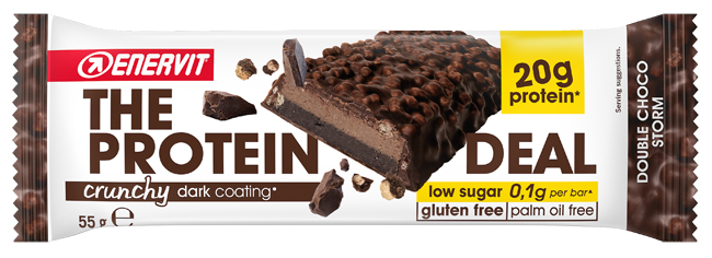 ENERVIT PROTEIN DEAL DOUBLE CHOCO STORM 55 G - FarmaLucia