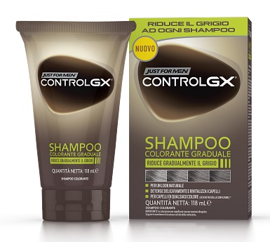 JUST FOR MEN CONTROL GX SHAMPOO COLORANTE GRADUALE 150 ML - FarmaLucia