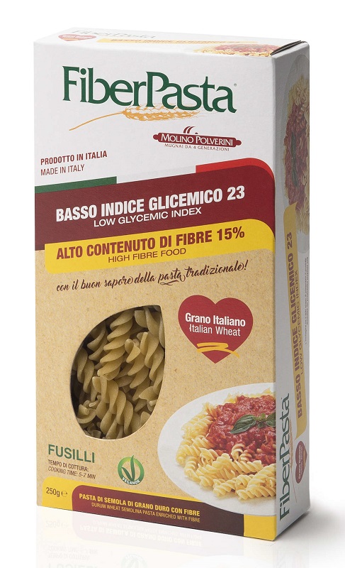 FIBERPASTA FUSILLI BASSO INDICE GLICEMICO 250 G - FarmaLucia