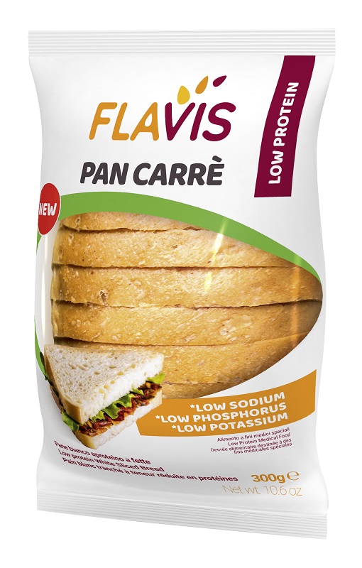 FLAVIS PAN CARRE' APROTEICO 300 G - FarmaLucia
