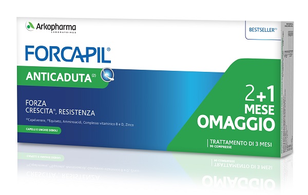 FORCAPIL ANTICADUTA 90CPR 2+1 MESE IN OMAGGIO - FarmaLucia
