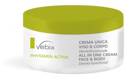 VEBIX PHYTAMIN E CREMA UNICA DERNOFUNSIONALE VISO E CORPO 300 ML - FarmaLucia
