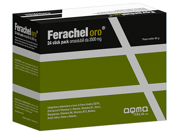 FERACHEL ORO 24 STICK OROSOLUBILI - FarmaLucia