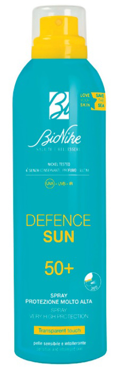 DEFENCE SUN SPRAY TRANSPARENT TOUCH 50+ 200 ML - FarmaLucia