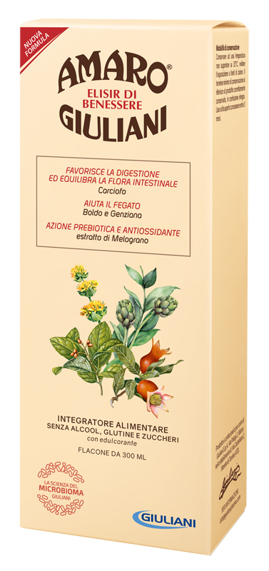 AMARO GIULIANI ELISIR BENESSERE 300 ML NUOVA FORMULA - FarmaLucia