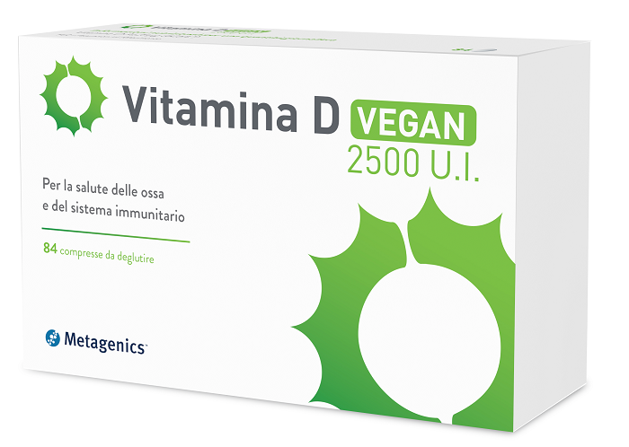 VITAMINA D 2500 UI VEGAN 84 COMPRESSE - FarmaLucia