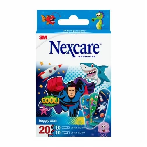 CEROTTO NEXCARE HAPPY KIDS COOL BAMBINI 20 PEZZI - FarmaLucia