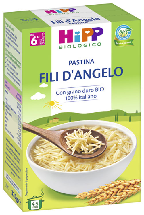 HIPP BIO PASTINA FILI D'ANGELO 320 G - FarmaLucia