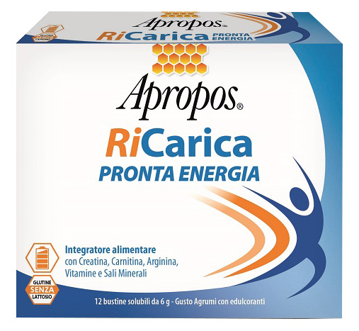 APROPOS RICARICA PRONTA ENERGIA 12 BUSTINE 6 G - FarmaLucia