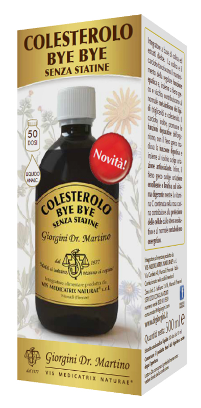 COLESTEROLO BYE BYE SENZA STATINE 500 ML - FarmaLucia
