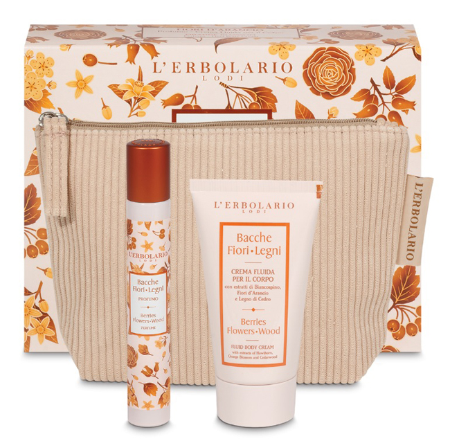 BACCHE FIORI LEGNI BEAUTY POCHETTE FIORI D'ARANCIO PROFUMO 15 ML + CREMA FLUIDA CORPO 75 ML EDIZIONE LIMITATA - FarmaLucia