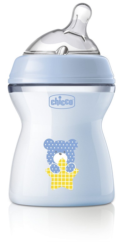 CHICCO BIBERON NAT FEEL PP 2M+ 250 ML BIMBO - FarmaLucia