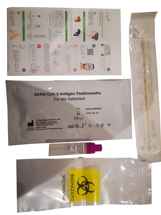 TEST ANTIGENICO RAPIDO COVID-19 HOTGEN AUTODIAGNOSTICO DETERMINAZIONE QUALITATIVA ANTIGENI SARS-COV-2 IN TAMPONI NASALI MEDIANTE IMMUNOCROMATOGRAFIA - FarmaLucia