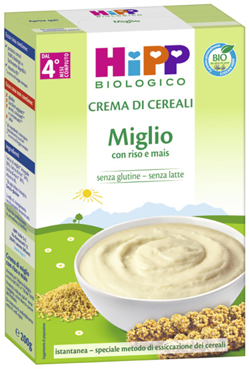 HIPP BIO CREMA CEREALI MIGLIO 200 G - FarmaLucia