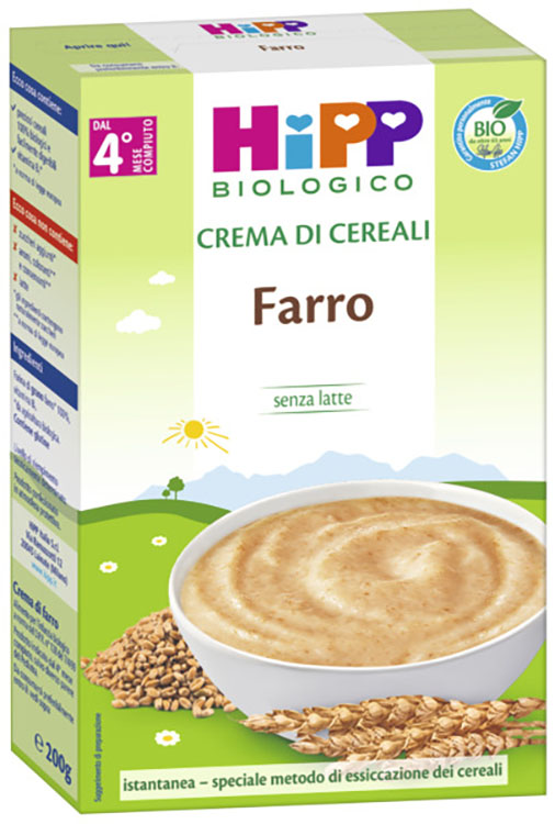 HIPP BIO CREMA CEREALI FARRO 200 G - FarmaLucia