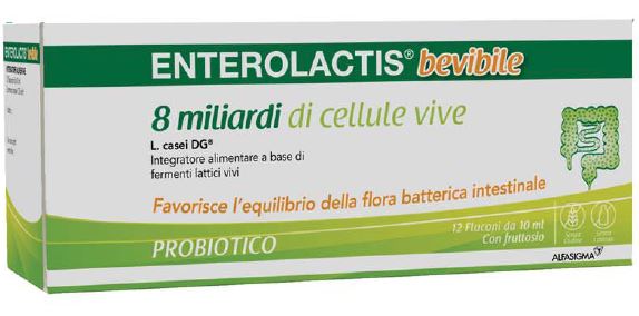 ENTEROLACTIS BEVIBILE 12 FLACONCINI X 10 ML - FarmaLucia